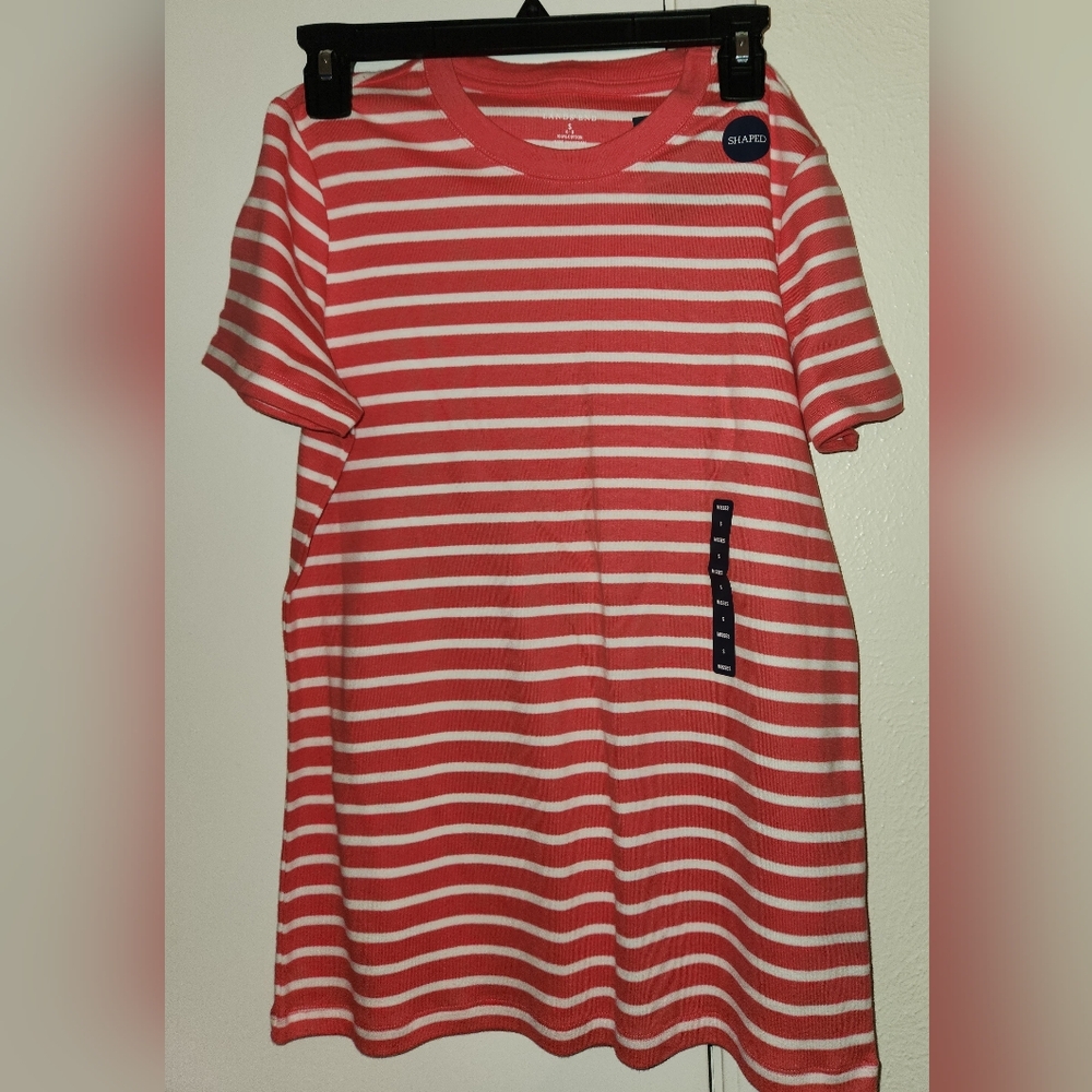 NEW w/Tags Lands End Striped T-Shirt